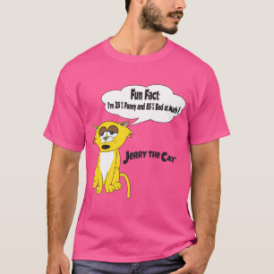 T-shirt Jerry Le Chat Tee - shirt : Fun Fact-Je suis 35% D