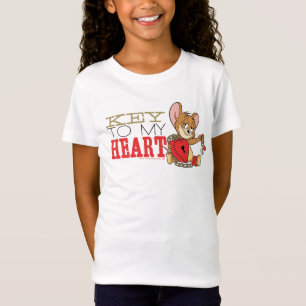 T-Shirt Jerry Mouse "Key To My Heart" Valentine