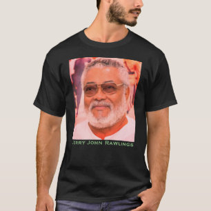 T-shirt Jerry Rawlings, J.J. Rawlings, Président du Ghana