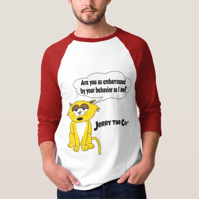 T-shirt Jerry The Cat (Es-tu aussi gêné ?) (Devant)