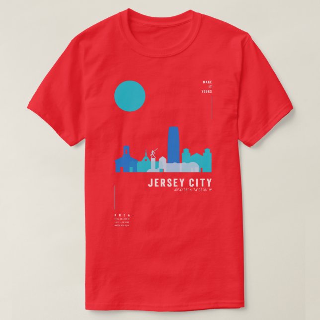 T-shirt Jersey City 1 (Design devant)