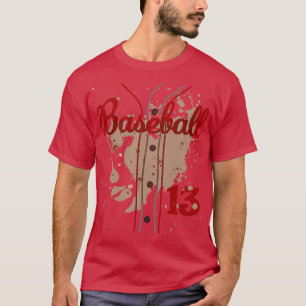 T-shirt Jersey De Baseball Numéro 13 Kids Baseball Uniform