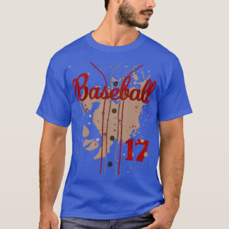 T-shirt Jersey De Baseball Numéro 17 Kids Baseball Uniform