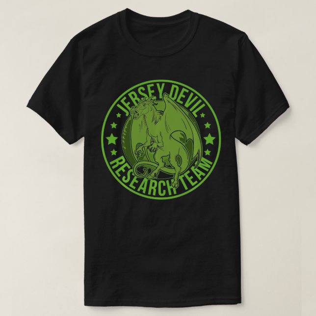 T-shirt Jersey Devil Cacher Rechercher Équipe de recherche (Design devant)