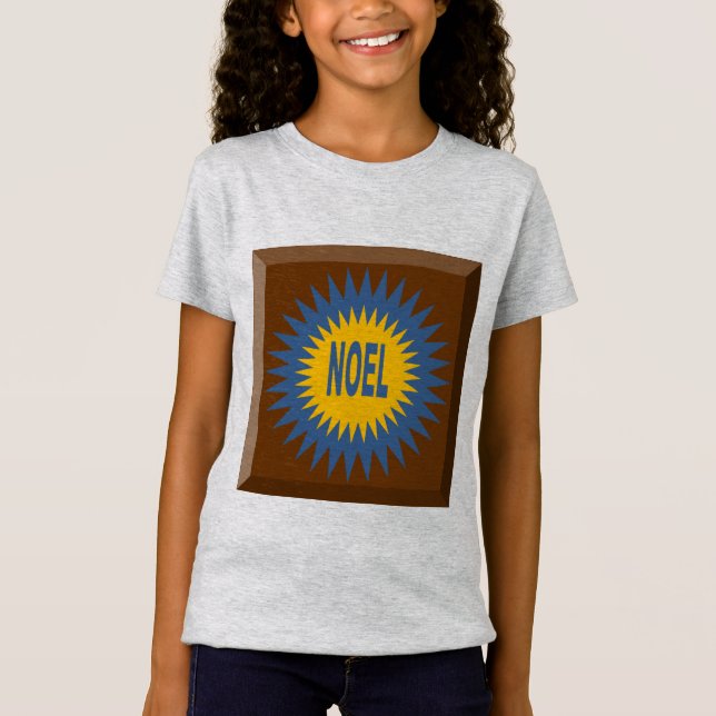 T-shirt jersey fin bruyère  NOEL (Devant)