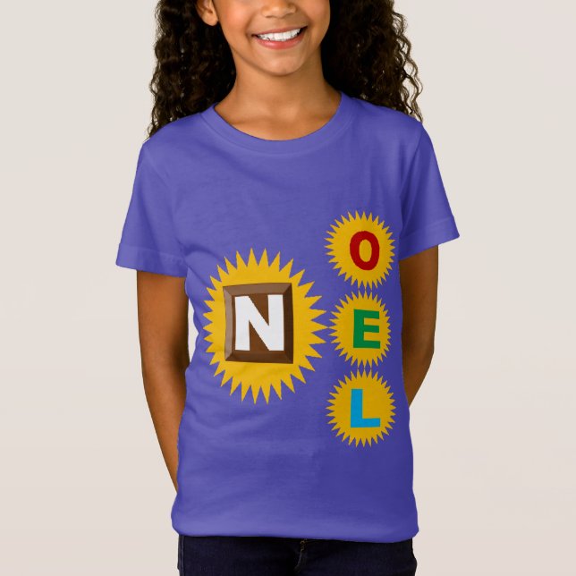 T-shirt jersey fin pourpre   NOEL SOLEIL CHOCOLAT (Devant)