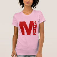 T-shirt jersey fin rose MILANO CALCIO