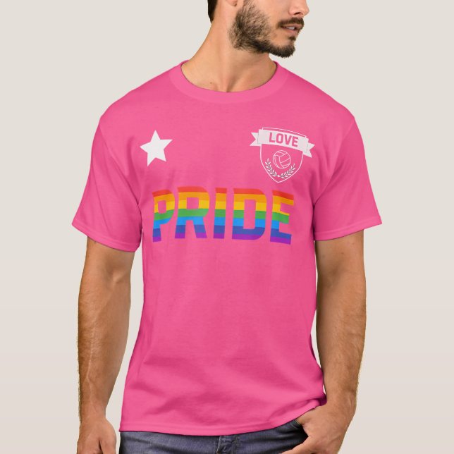 T-shirt Jersey gay pride Water Polo (Devant)
