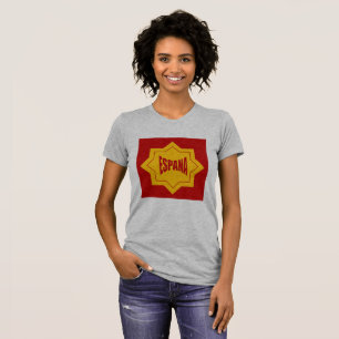 T-shirt jersey gris femmes Design ESPANA