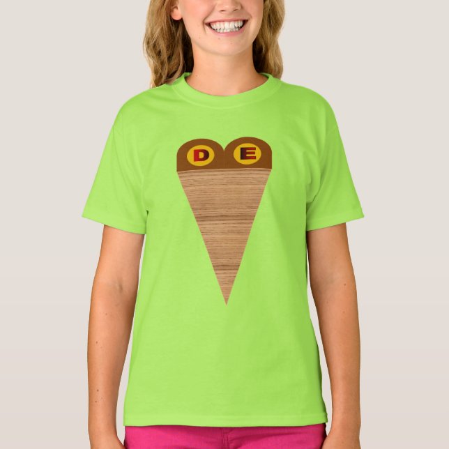 T-shirt jersey gris  GLACES ALLEMAGNE (Devant)