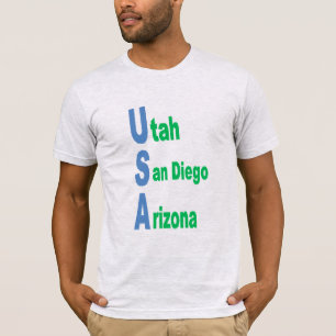 T-shirt Jersey gris homme USA TOURISM