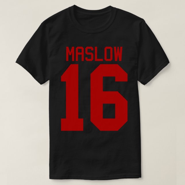 T-shirt jersey James Maslow - texte rouge (Design devant)