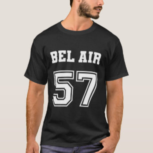 T-shirt Jersey Style Bel Air 57 1957 California Muscle Car
