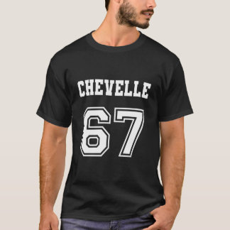 T-shirt Jersey Style Chevelle 67 1967 Old School Muscle Ca