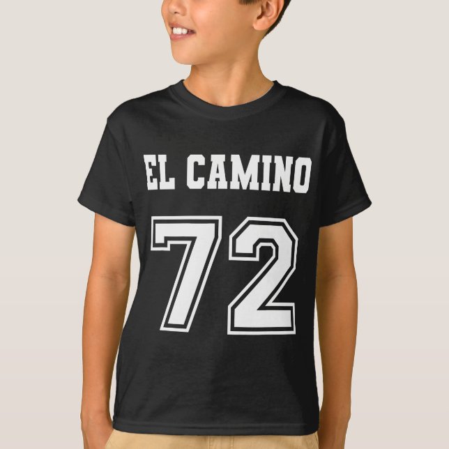 T-shirt Jersey Style El Camino 72 1972 (Devant)