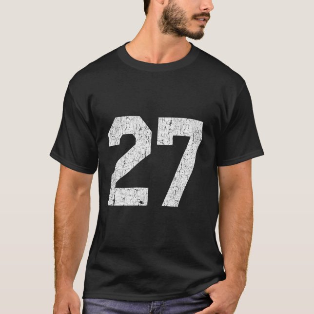 T-shirt Jersey Uniform Numéro 27 Sport de style sportif (Devant)