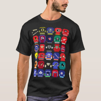 T-shirt Jerseys de hockey 8bits