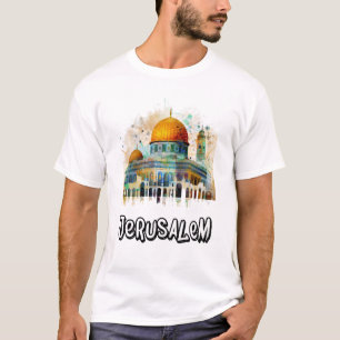 T-shirt Jérusalem Al Quds Paix Justice et Liberté