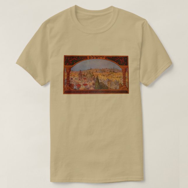 T-shirt Jérusalem vintage (Design devant)
