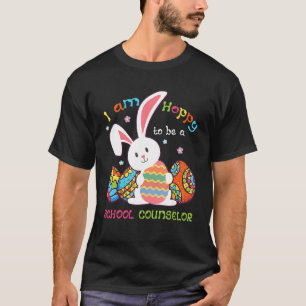 T-shirt J'Espère Être Un Conseiller Scolaire Mignonne Bunn