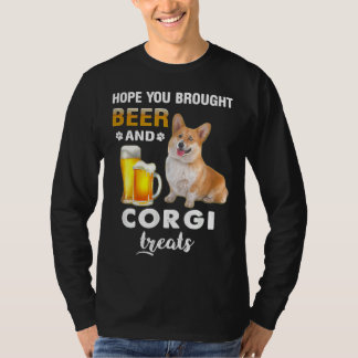 T-shirt J'espère que vous avez apporté la bière Corgi trai