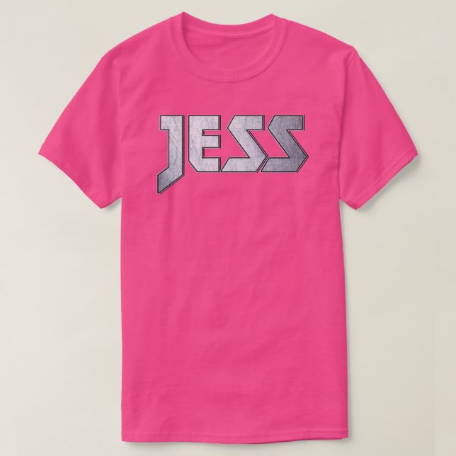 T-shirt Jess en métal lourd (Design devant)