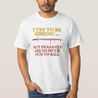 T-shirt J'essaye d'être héroïque