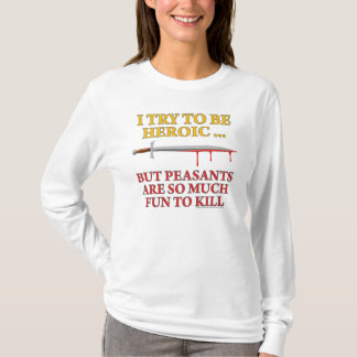 T-shirt J'essaye d'être héroïque