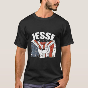 T-shirt Jesse Anniversaire Patriotique Prénom Personnalisé