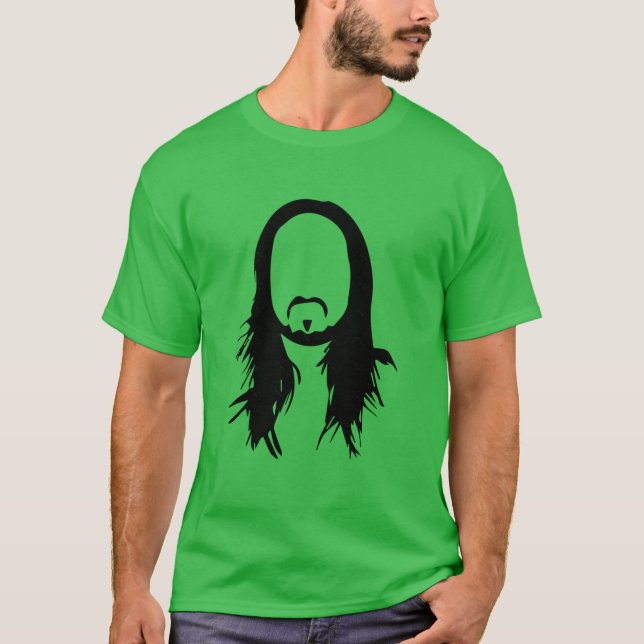 T-shirt Jesse Pinkman Cheveux Longs Steve Aoki rétro (Devant)