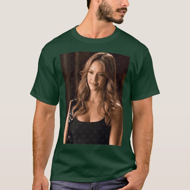T-shirt jessica alba girl (Devant)