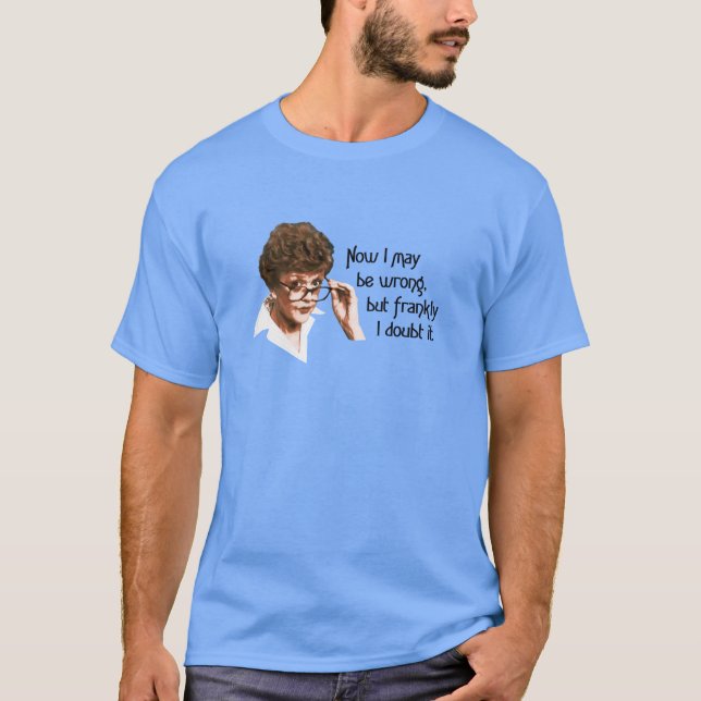 T-shirt Jessica Fletcher Murder She Wrote Citationchemise  (Devant)