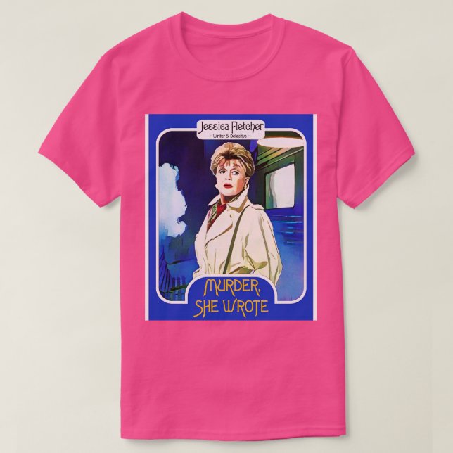 T-shirt Jessica Fletcher Trading d Meurtre Elle A Écrit Fa (Design devant)