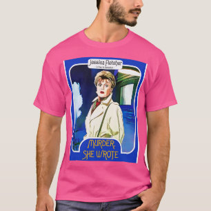 T-shirt Jessica Fletcher Trading d Meurtre Elle A Écrit Fa
