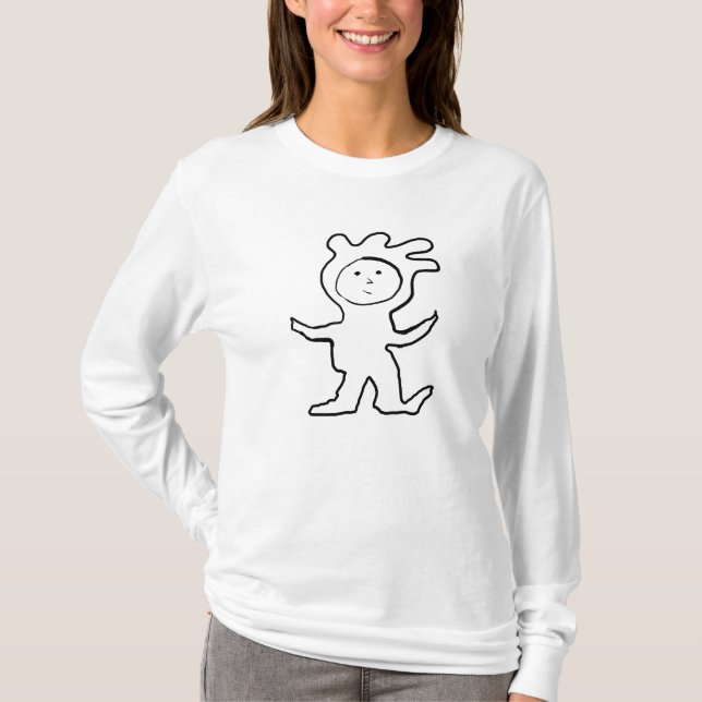 T-shirt Jester Jammies par Cussdum Designs (Devant)