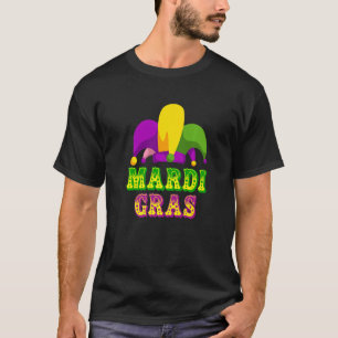 T-shirt Jester Joker Casquette Mardi Gras Funny Mardi Gras