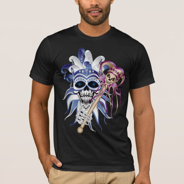 T-shirt Jester Skull (Devant)