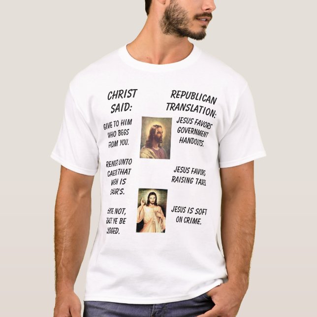 T-shirt jesus1, Jésus, ChristSaid : , Translat (Devant)