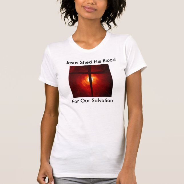 T-shirt Jésus a jeté son Blood.png2000, Jésus a jeté son (Devant)