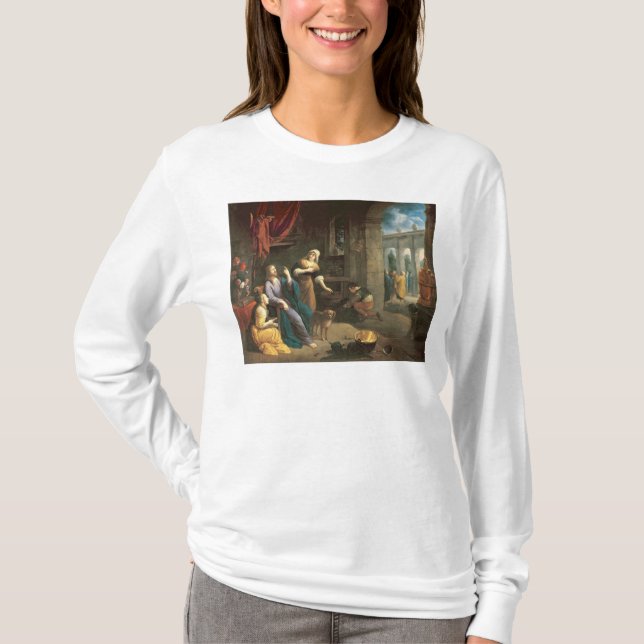 T-shirt Jésus à la maison de Martha et de Mary (Devant)