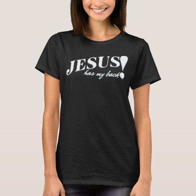 T-shirt Jésus A Le Dos De La Motivation Chrétienne (Devant)