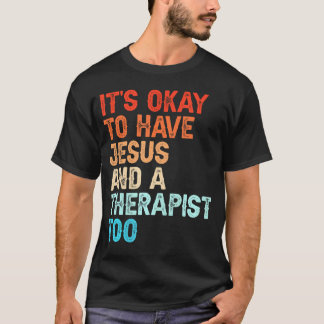 T-shirt Jésus A Mon Dos Christian Jésus Religieux (Les Deu