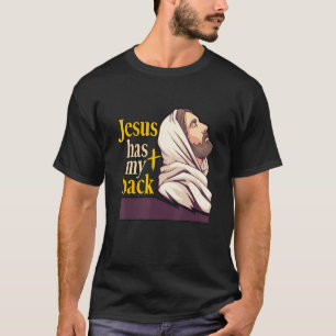 T-shirt Jésus A Mon Dos Église Religieuse Chrétienne