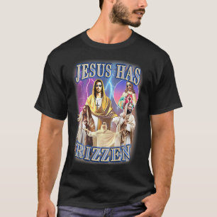 T-shirt Jésus A Rizzen - Il Est Rizzen Jésus Rizz