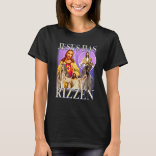 T-shirt Jésus A Rizzen Vintage Christian Design Jésus Fo