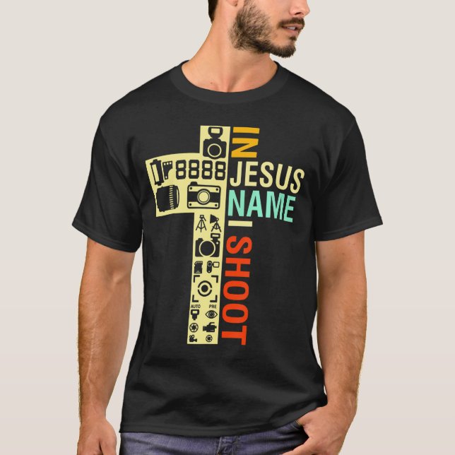T-shirt Jésus a sauvé ma vie Dieu chrétien foi religieuse (Devant)