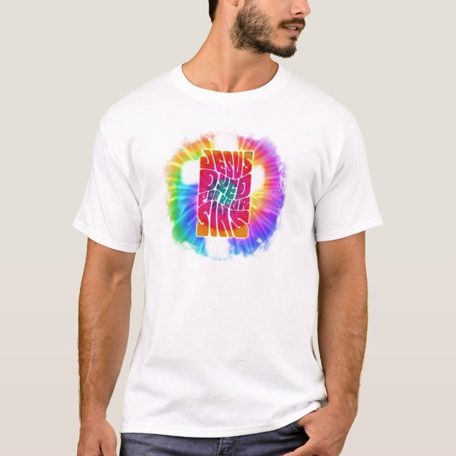 T-shirt Jésus a teint pour vos péchés (Devant)