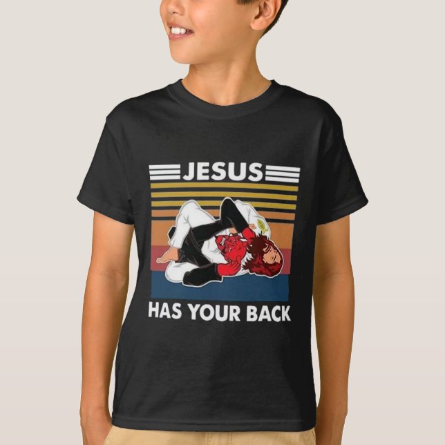 T-shirt Jésus A Ton Ck Karaté (Devant)