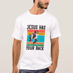 T-shirt Jésus A Ton Dos Brésilien Jiu Jitsu Don Chris