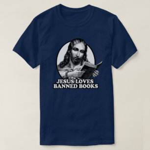 T-shirt Jésus aime les livres interdits